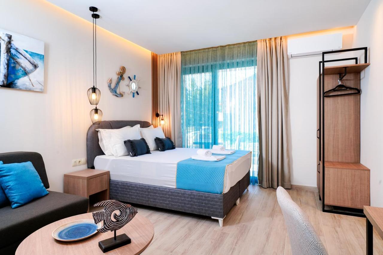 Tereza Golden Aparthotel Chrysi Ammoudia ภายนอก รูปภาพ