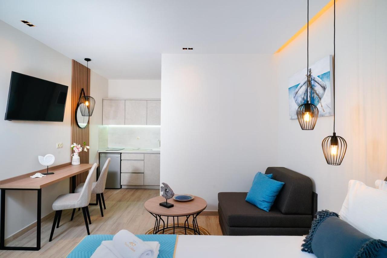 Tereza Golden Aparthotel Chrysi Ammoudia ภายนอก รูปภาพ