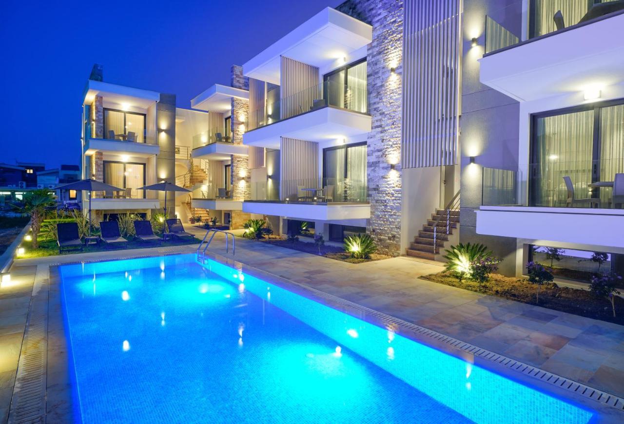 Tereza Golden Aparthotel Chrysi Ammoudia ภายนอก รูปภาพ
