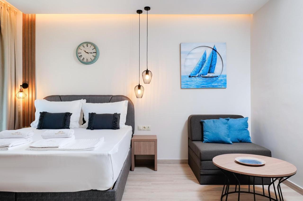 Tereza Golden Aparthotel Chrysi Ammoudia ภายนอก รูปภาพ
