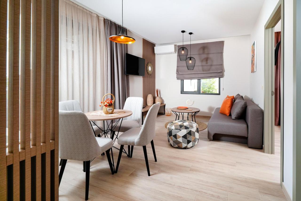 Tereza Golden Aparthotel Chrysi Ammoudia ภายนอก รูปภาพ